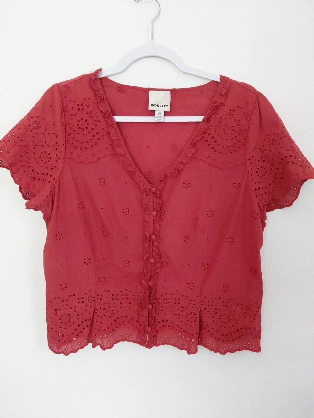 Industry Republic Eyelet Top